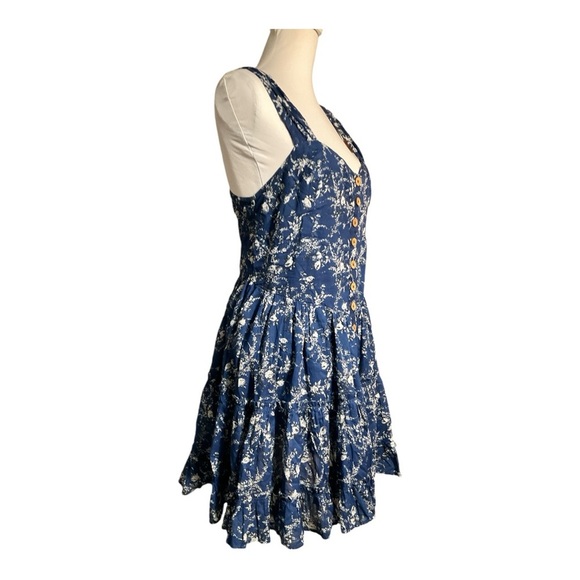 Free People Dance On The Blacktop Mini Dress Size M - Picture 3 of 11